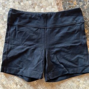 Athleta black women running short size small